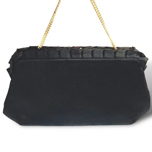 Harry Levine black evening bag - Picture 1 of 5